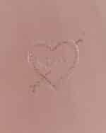 Hand Embroidered Heart Veil - Image 2