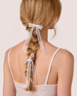 Dot Lace Bow Hairpins - Image 5